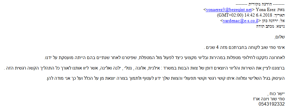 עובדים זרים לסיעוד בתל אביב
